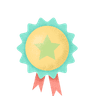 Star badge icon