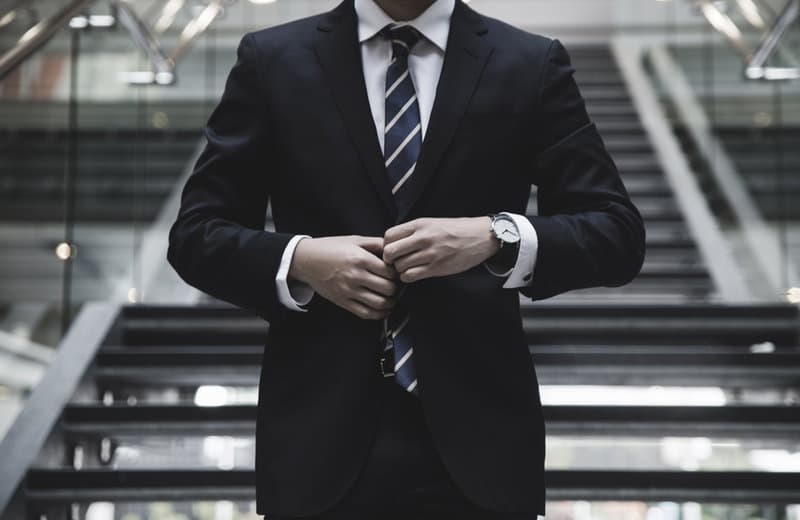 Suit and tie representing job search strategy